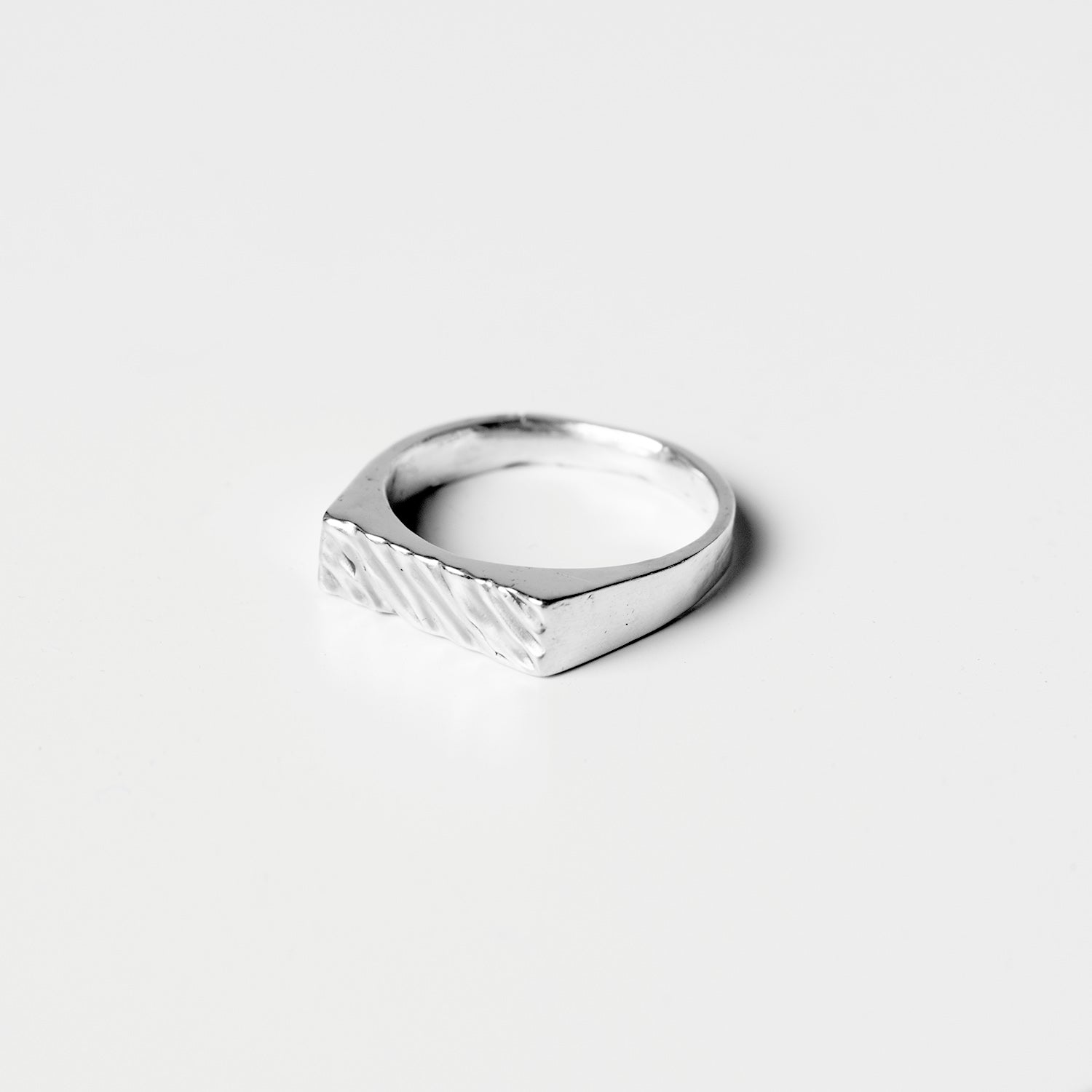 Tide - Signet Silver Ring