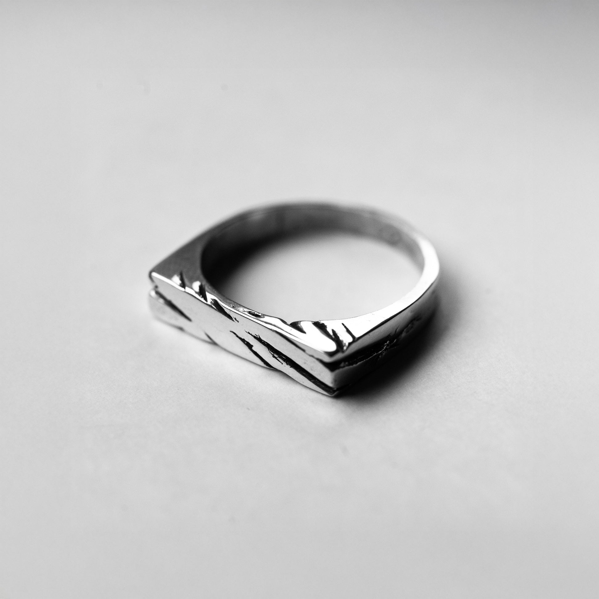 Rift - Silver Signet Ring