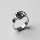 Fossil - Prehistoric Ammonite Ring, Sterling Silver