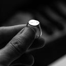 Still - Round Signet Silver Ring