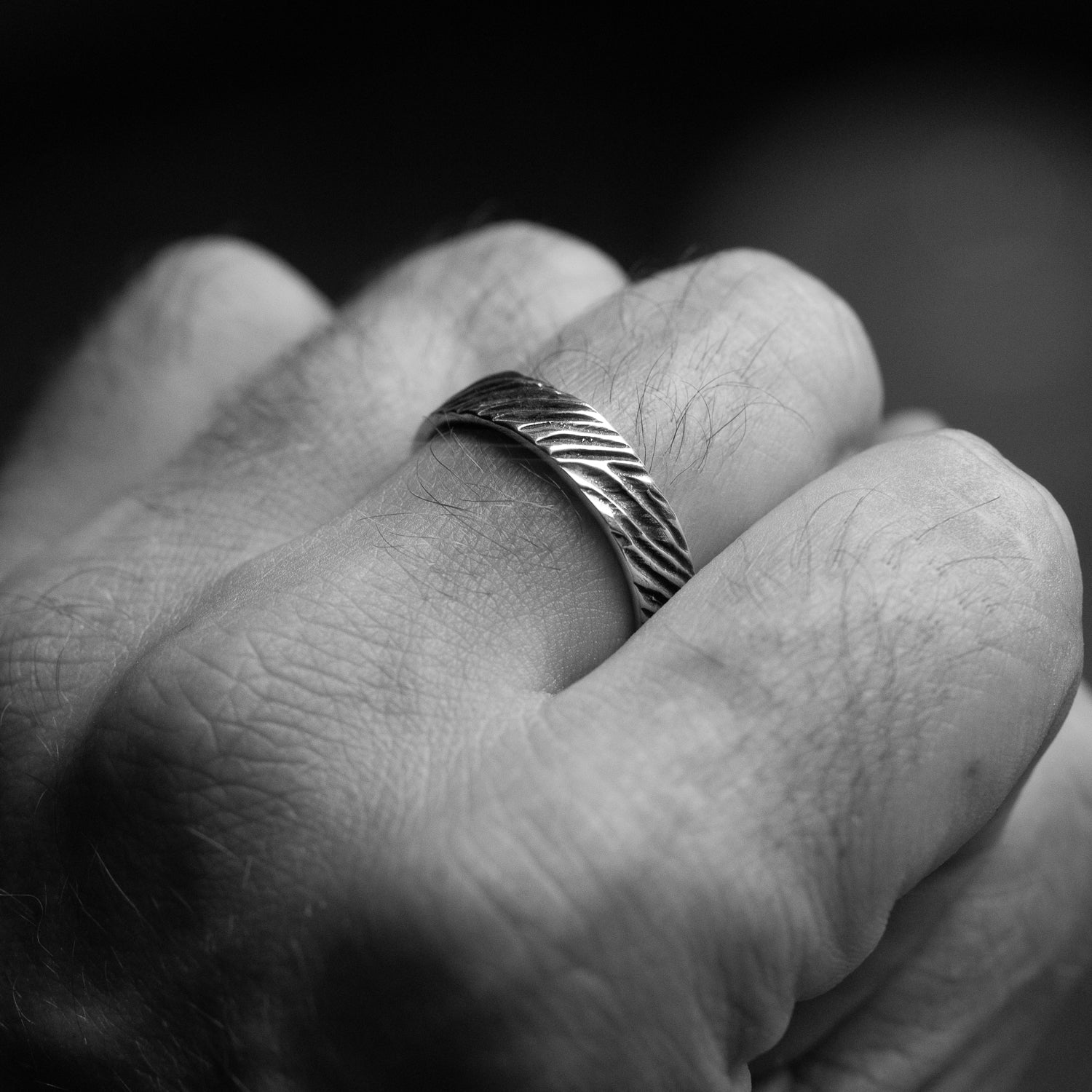 Wave - Open Silver Ring