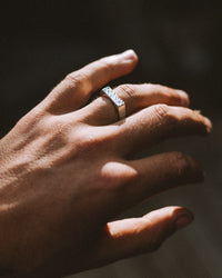 Tide - Signet Silver Ring