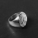 Wave - Signet Silver Ring
